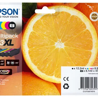 Epson Oranges Multipack 5-colours 33XL Claria Premium Ink Epson Oranges Multipack 5-colours 33XL Claria Premium Ink
