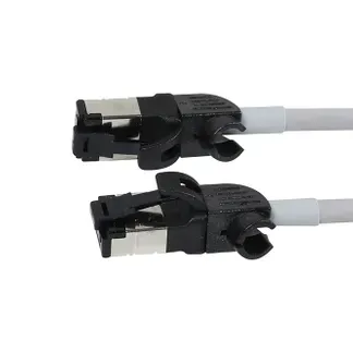 Patchkabel RJ45, CAT6A 500Mhz, 1.5m, grau, S/FTP, slimline rund d=4,5mm, TPE/LSZH(Superflex), AWG28, mit CAT7 Rohk., drehbarer Stecker, Synergy21 Patchkabel RJ45, CAT6A 500Mhz, 1.5m, grau, S/FTP, slimline rund d=4,5mm, TPE/LSZH(Superflex), AWG28, mit CAT7 Rohk., drehbarer Stecker, Synergy21