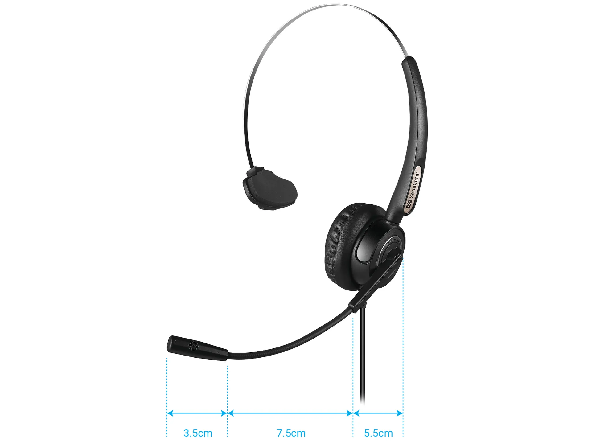 Sandberg USB Office Headset Pro Mono – Bild 3