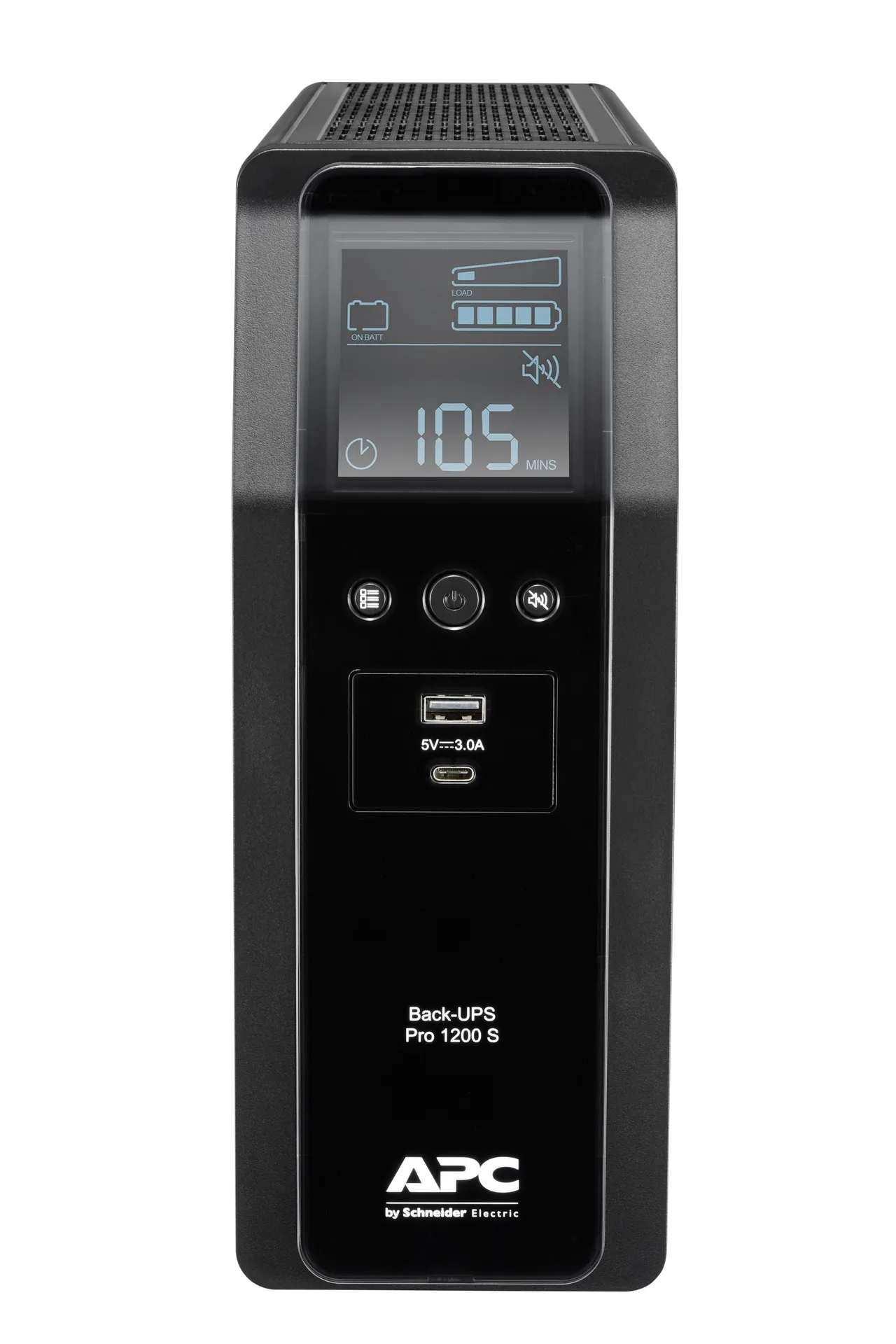 APC Back-UPS Pro 1200S, 1200 VA, 230 V, Sinuswelle, AVR, LCD, 8 IEC Ausgänge (2 mit Überspannungsschutz) APC Back-UPS Pro 1200S, 1200 VA, 230 V, Sinuswelle, AVR, LCD, 8 IEC Ausgänge (2 mit Überspannungsschutz)