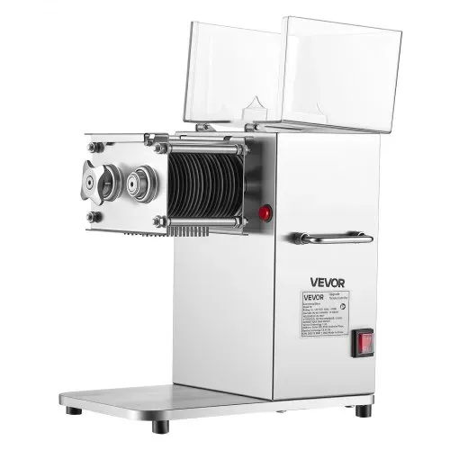 VEVOR Fleischschneidemaschine 850 W, Fleischschneider 5 mm Schnittstärke, Ideal zum Zerkleinern von Fleisch ohne Knochen & Weichem Gemüse, Schneidemaschine für Küche, Restaurant & Supermarkt – Bild 10