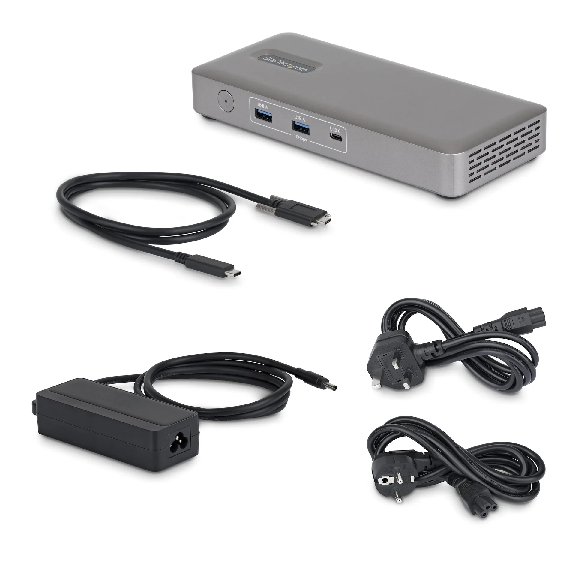 StarTech.com USB4 Dockingstation, treiberloser Dual 4K für macOS und Windows, Universelles USB-C Dock mit 100W Ladefunktion und 2,5GbE – Bild 4