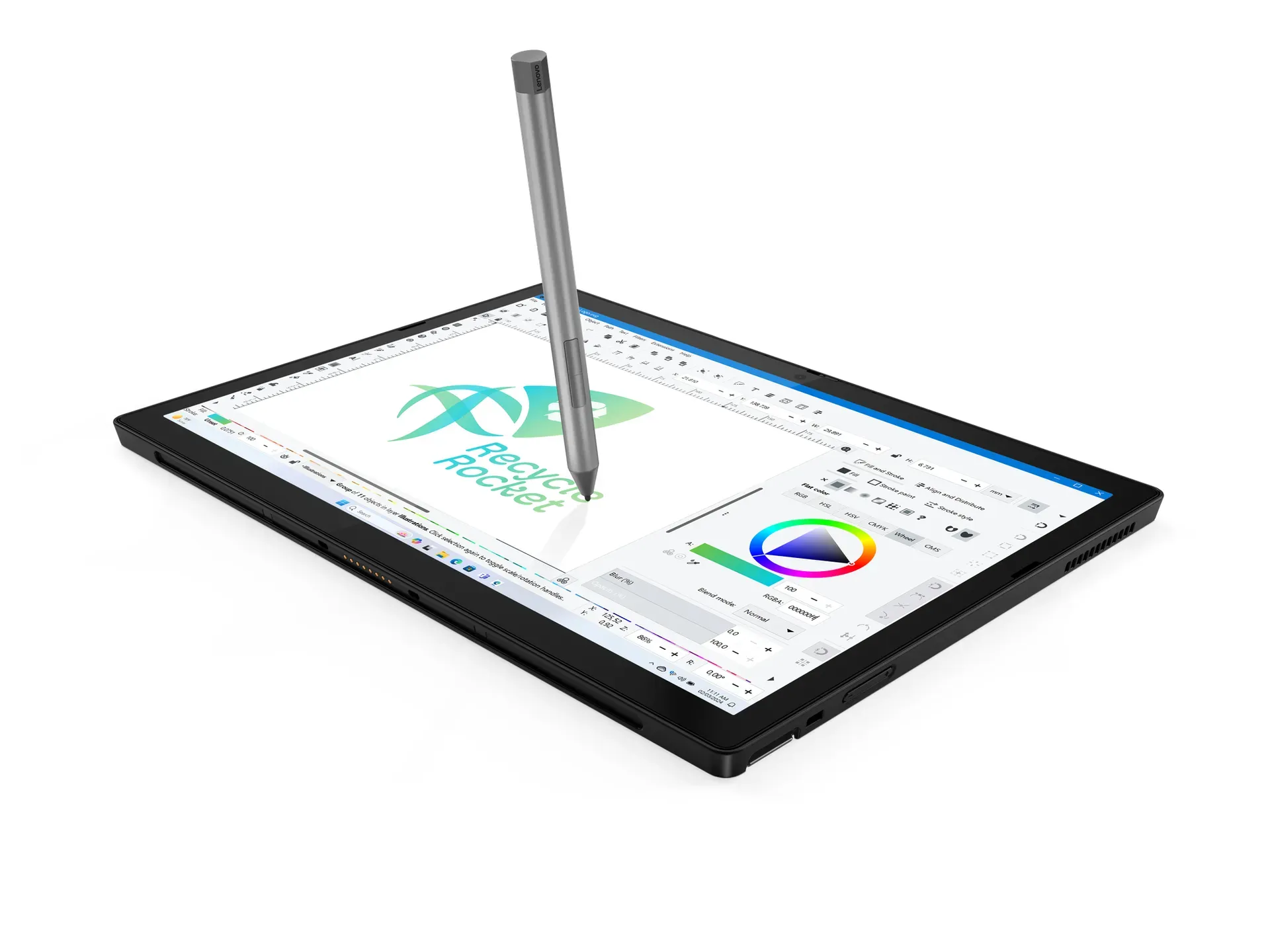 Lenovo ThinkPad X12 Detachable Gen 2 Intel Core Ultra 7 164U Hybrid (2-in-1) 31,2 cm (12.3") Touchscreen Full HD+ 32 GB LPDDR5x-SDRAM 1 TB SSD Wi-Fi 6E (802.11ax) Windows 11 Pro Deutsch Schwarz – Bild 5