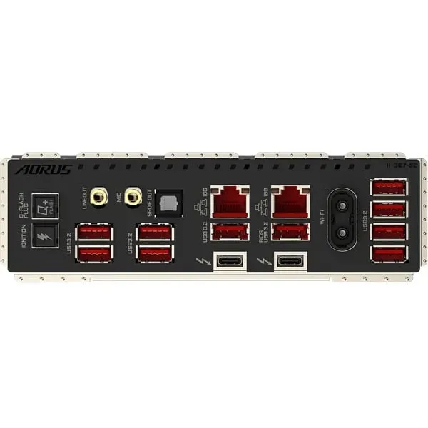 GIGABYTE Z890 AORUS XTREME AI TOP Motherboard - Unterstützt Intel Core Ultra (Serie 2) CPUs, 22+1+2 Phasen VRM, bis zu 9500MHz DDR5 (OC), PCIe 5.0 M.2, Wi-Fi 7, Thunderbolt 5 – Bild 5