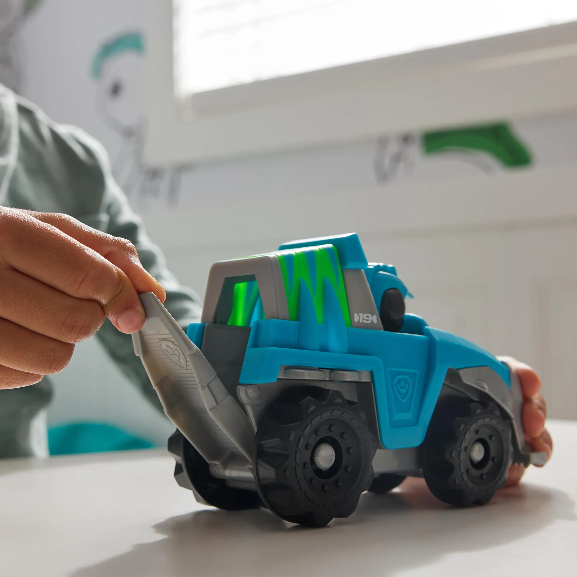 PAW Patrol - Rex-Figur mit Dinosaurier-Rettungsfahrzeug, stabiles Basis-Fahrzeug (2025), authentisches Spielzeug zur Serie für Kinder ab 3 Jahren – Bild 3