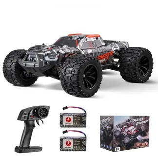 VEVOR Ferngesteuertes Auto, RC-Auto im Maßstab 1:14, All-Terrain-4WD-Offroad-Monstertruck mit 45° Wheelie und 2 Batterien, 38 km/h Hochgeschwindigkeits-RC-Truck, Ideal für Kinder ab 8 Jahren VEVOR Ferngesteuertes Auto, RC-Auto im Maßstab 1:14, All-Terrain-4WD-Offroad-Monstertruck mit 45° Wheelie und 2 Batterien, 38 km/h Hochgeschwindigkeits-RC-Truck, Ideal für Kinder ab 8 Jahren