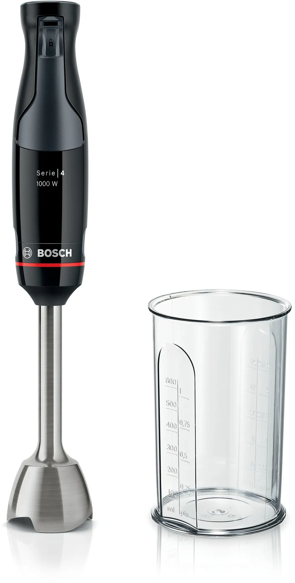 Bosch Serie 4 MSM4B610 Mixer 0,6 l Pürierstab 1000 W Anthrazit, Schwarz Bosch Serie 4 MSM4B610 Mixer 0,6 l Pürierstab 1000 W Anthrazit, Schwarz