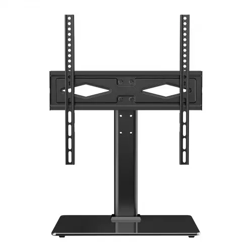 VEVOR TV Ständer mit Rollen Universal 615–670 mm Höhenverstellbar, 75 x 75 mm, 400 x 400 mmm 41 kg Belastbar Bodenständer Standfuß Mobil Wagen Fernsehständer, Stabile Halterung Fernsehtisch – Bild 9