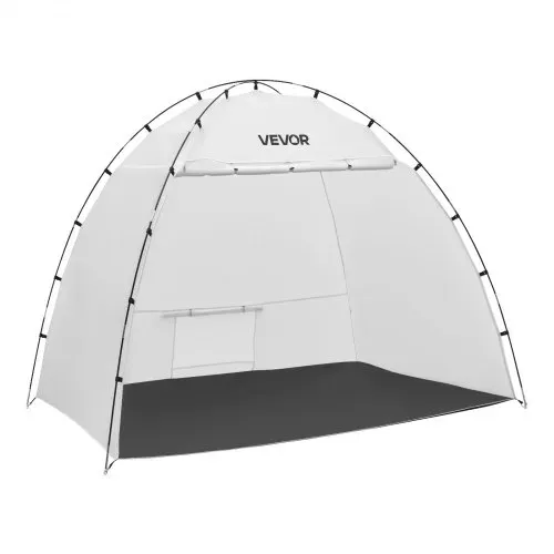 VEVOR tragbares Lackierkabinenzelt (233x172x190 cm Arbeitsbereich) Sprühfarbenzelt für Sprühmalerei, wasserfeste Farbkabine mit integriertem Boden & aufrollbarer Tür für Schränke Stühle Tische – Bild 10