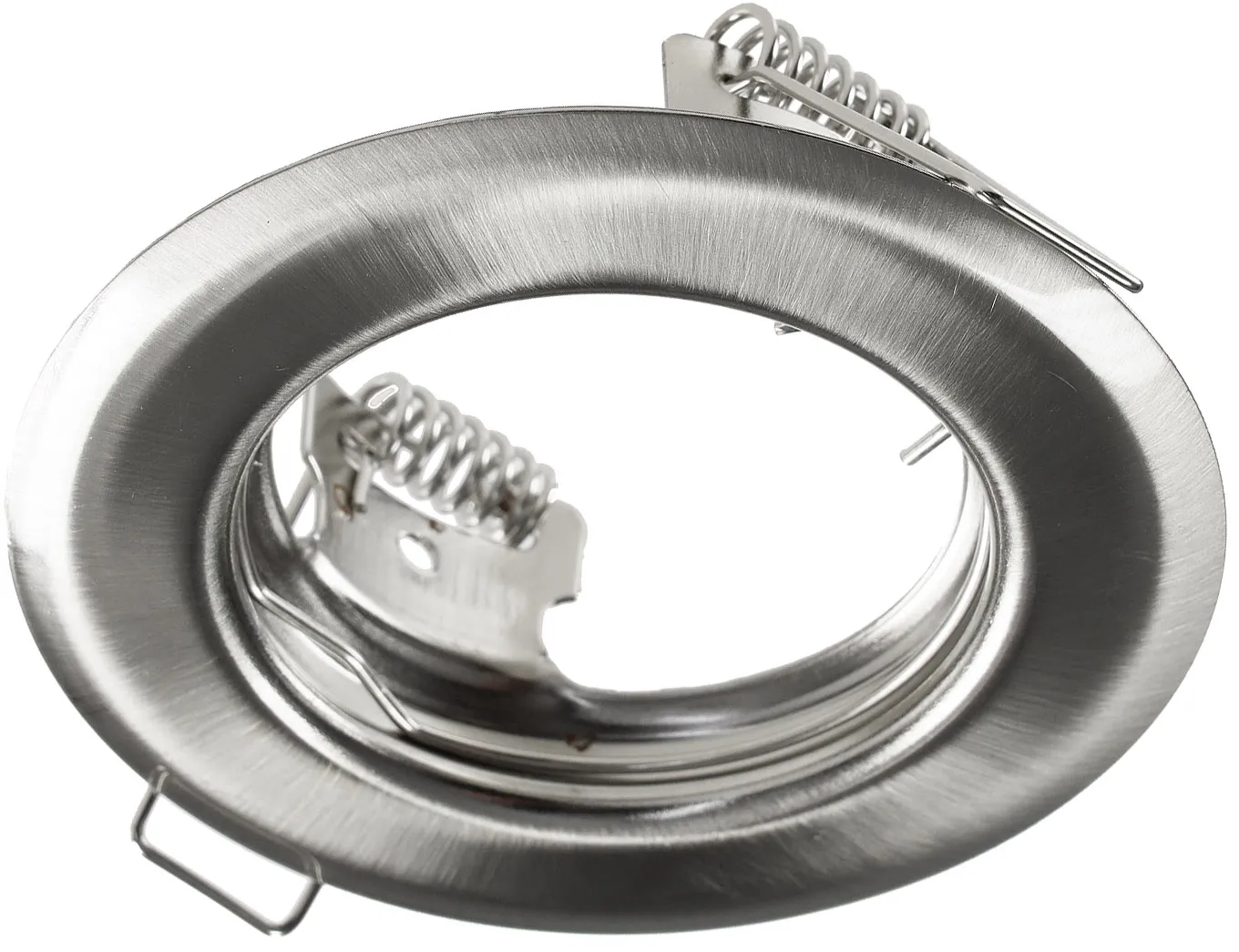 Decken-Einbaustrahler „SR80“ chrom-matt starr, Ø80mm, für 50mm Lampen Decken-Einbaustrahler „SR80“ chrom-matt starr, Ø80mm, für 50mm Lampen