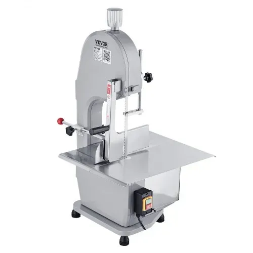 VEVOR Knochen Sägemaschine, 1500 W 300 kg/h Elektrische Knochenschneidemaschine, 490x380 mm Knochenschneidemaschine, 4-200 mm Schnittdicke Gastro-Fleischsäge, Kommerzielle Knochensäge Fleischbandsäge – Bild 10
