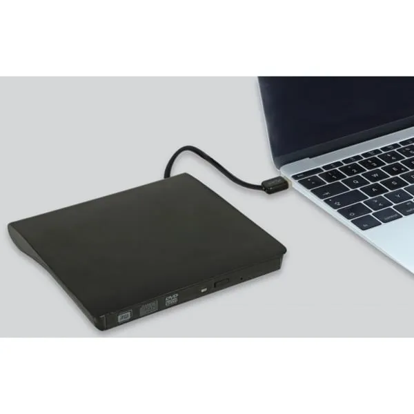 Externes Gehäuse für 5.25? Ultra Slim SATA Laufwerke 9,5 mm zu USB Typ-A Stecker, Laufwerksgehäuse – Bild 5