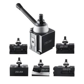 VEVOR Schnellwechsel-Werkzeughalter-Set, 6-teilig, Stahlhalter für Mini-Drehmaschinen und Metalldrehmaschinen mit 254 bis 381 mm Umlaufdurchmesser, ideale Verbesserung für Ihre Werkstatt VEVOR Schnellwechsel-Werkzeughalter-Set, 6-teilig, Stahlhalter für Mini-Drehmaschinen und Metalldrehmaschinen mit 254 bis 381 mm Umlaufdurchmesser, ideale Verbesserung für Ihre Werkstatt