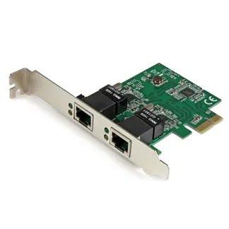 StarTech.com 2 Port Low Profile PCI Express Gigabit Ethernet Netzwerkkarte – PCIe Server Adapter StarTech.com 2 Port Low Profile PCI Express Gigabit Ethernet Netzwerkkarte – PCIe Server Adapter