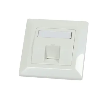 Keystone, Modulträger, UP Dosen für 1xTP-Modul, Reinweiss, Eckiger Aussenrahmen, Synergy 21, Keystone, Modulträger, UP Dosen für 1xTP-Modul, Reinweiss, Eckiger Aussenrahmen, Synergy 21,