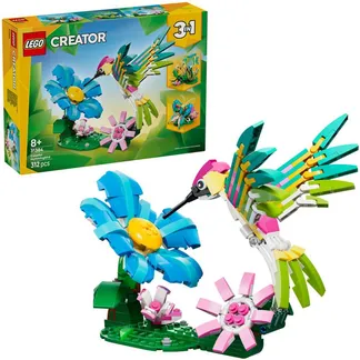 31384 Creator 3-in-1 Wilde Tiere: Bunter Kolibri, Konstruktionsspielzeug 31384 Creator 3-in-1 Wilde Tiere: Bunter Kolibri, Konstruktionsspielzeug
