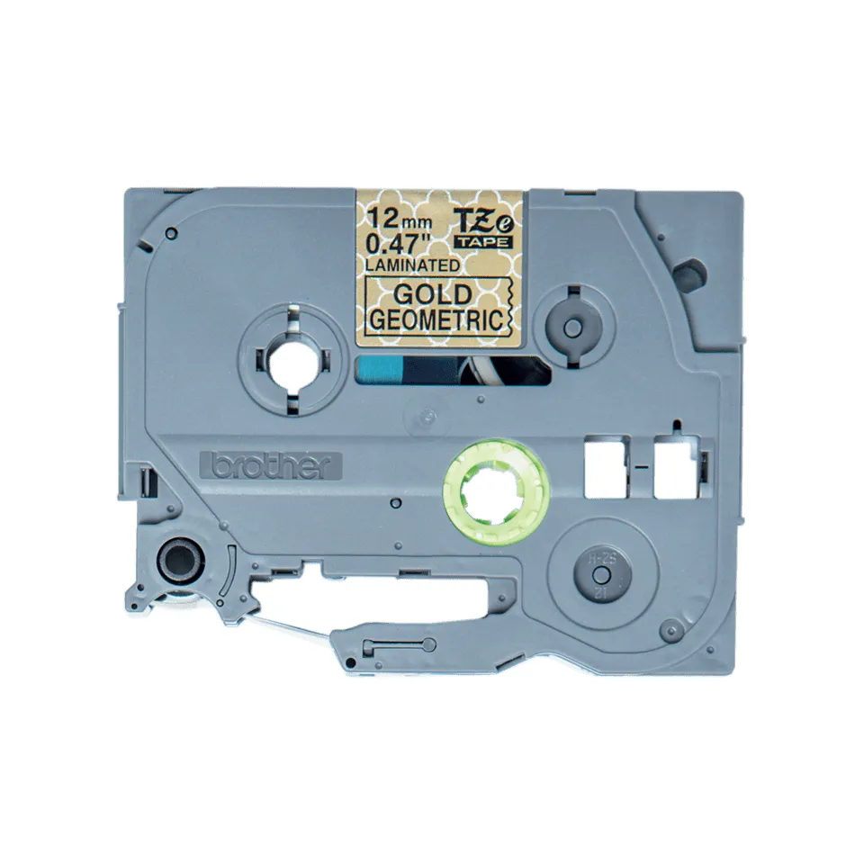 Brother TZE-MPGG31 Etiketten erstellendes Band Schwarz auf gold – Bild 2