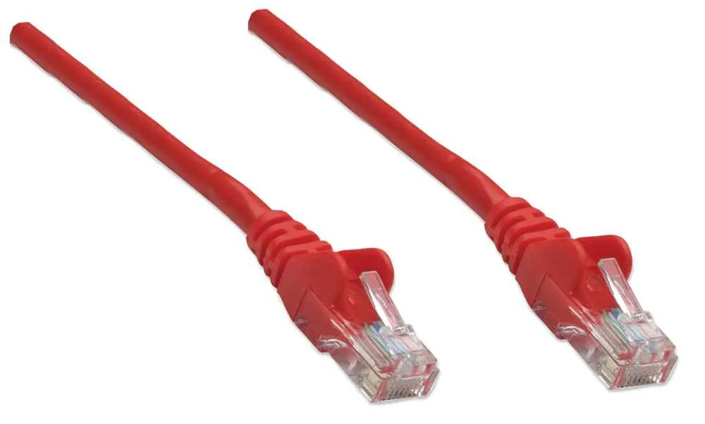 Intellinet Netzwerkkabel, Cat6, U/UTP, CCA, Cat6-kompatibel, RJ45-Stecker/RJ45-Stecker, 1,0 m, rot – Bild 2