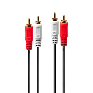 Lindy 35660 Audio-Kabel 1 m 2 x RCA Rot, Weiß Lindy 35660 Audio-Kabel 1 m 2 x RCA Rot, Weiß