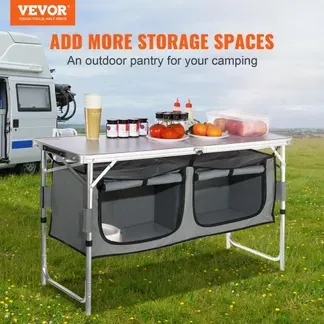 VEVOR Campingküche inkl. Tragetasche Campingschrank Einstellbar Campingschrank, Reiseküche Küchenbox Zeltschrank Outdoor Camping Küche Zeltschrank Camping Reisen Grau Tragbar Küchenbox Reiseküche VEVOR Campingküche inkl. Tragetasche Campingschrank Einstellbar Campingschrank, Reiseküche Küchenbox Zeltschrank Outdoor Camping Küche Zeltschrank Camping Reisen Grau Tragbar Küchenbox Reiseküche