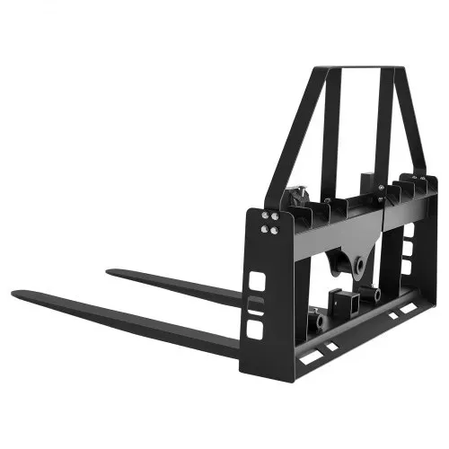 VEVOR Schnellbefestigung, 1814 kg, Palettengabelrahmenaufsatz mit 122 cm Palettengabeln, Gabelstaplerklingen, 50,8 mm Anhängerkupplung & Speerhülsen, passend für Kompaktlader, Traktoren – Bild 10