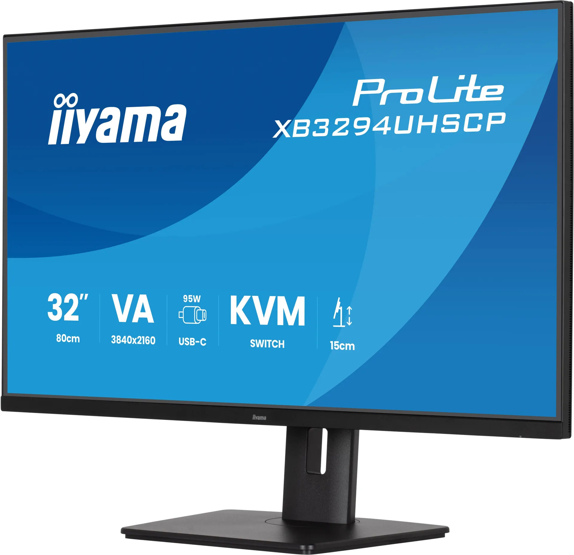 iiyama ProLite 32" (80cm) 4K-VA-Panel mit USB-C (95 W), KVM-Switch und PiP/PbP – Bild 4