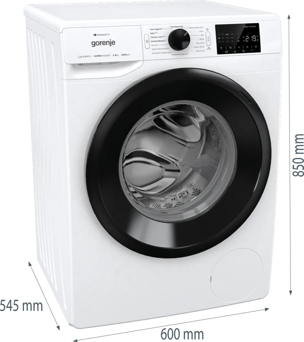 Gorenje Waschmaschine WPNEI84A1TS BK070 – Bild 6