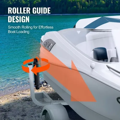 VEVOR L-Form Anhängerpfahl Bootsanhänger Anleitung Kurbelstütze Bootsführung, 190 mm Einstellbare Breite Boat Trailer Guide-on - Ersatzteile und Zubehör für Skiboot Fischerboot Segelbootanhänger – Bild 3