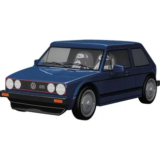 Volkswagen Golf GTI (1976-1983), Konstruktionsspielzeug Volkswagen Golf GTI (1976-1983), Konstruktionsspielzeug