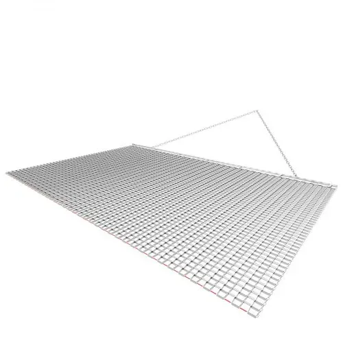 VEVOR Schleppegge, 201x122 cm, Wiesenegge, Wiesenschleppe, Feldegge aus Verzinktem Stahl mit Anhängekette, Anbaugerät für ATVs, UTVs & Traktoren zum Einebnen von Schotterwegen, Fahrspuren & Feldern – Bild 8