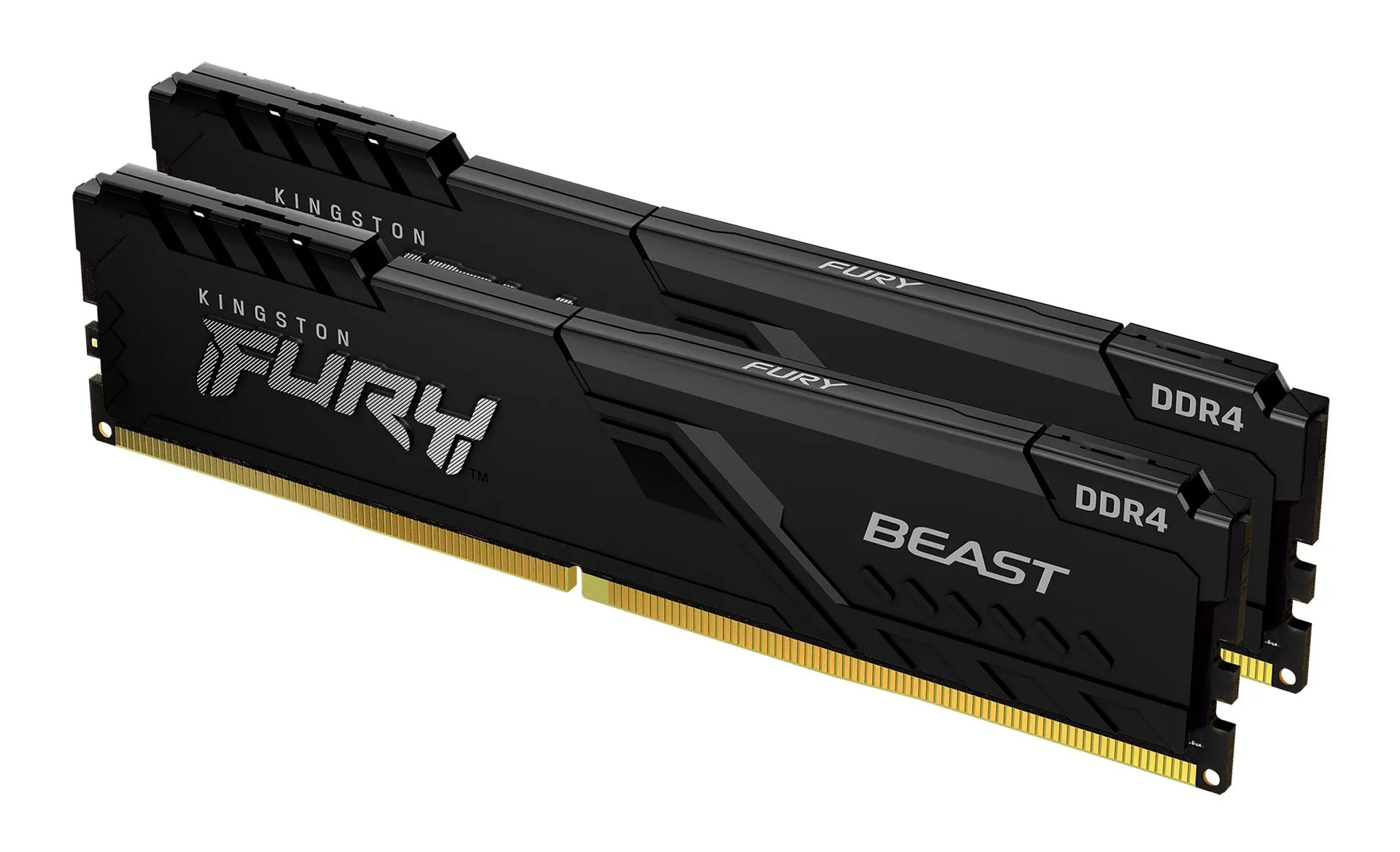 Kingston Technology FURY Beast 16GB 3200MT/s DDR4 CL16 DIMM (2er-Kit) Black Kingston Technology FURY Beast 16GB 3200MT/s DDR4 CL16 DIMM (2er-Kit) Black