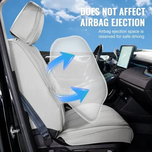VEVOR-Sitzbezüge, universelle Autositzbezüge, Vorder- und Rücksitz, 13-teiliger Kunstleder-Sitzbezug, vollständig geschlossenes Design, abnehmbare Kopfstütze & Airbag-kompatibel, Autos, SUVs, Lkws – Bild 4
