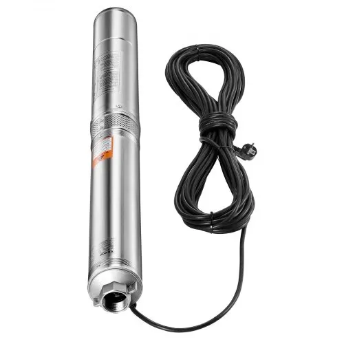 VEVOR Tiefbrunnenpumpe, 1100 W Eingangsleistung, 100 l/min Durchfluss, 75 m Förderhöhe, mit 20 m Kabel, Tauchpumpe, für industrielle Bewässerung und Heimgebrauch, IP68-Wasserschutzklasse – Bild 10