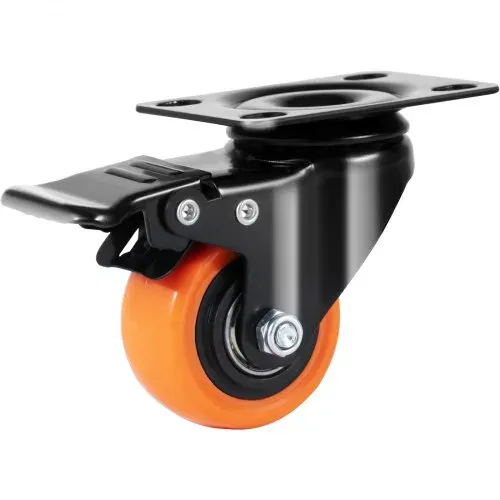 VEVOR Möbelrollen 4er-Set Lenkrollen PVC φ50,8mm Laufrollen 272kg Tragfähigkeit Transportrollen mit Doppelkugellagern Kastenrollen 360° Drehbar Schwerlastrollen für Häusern Büros Studios Fabriken – Bild 10