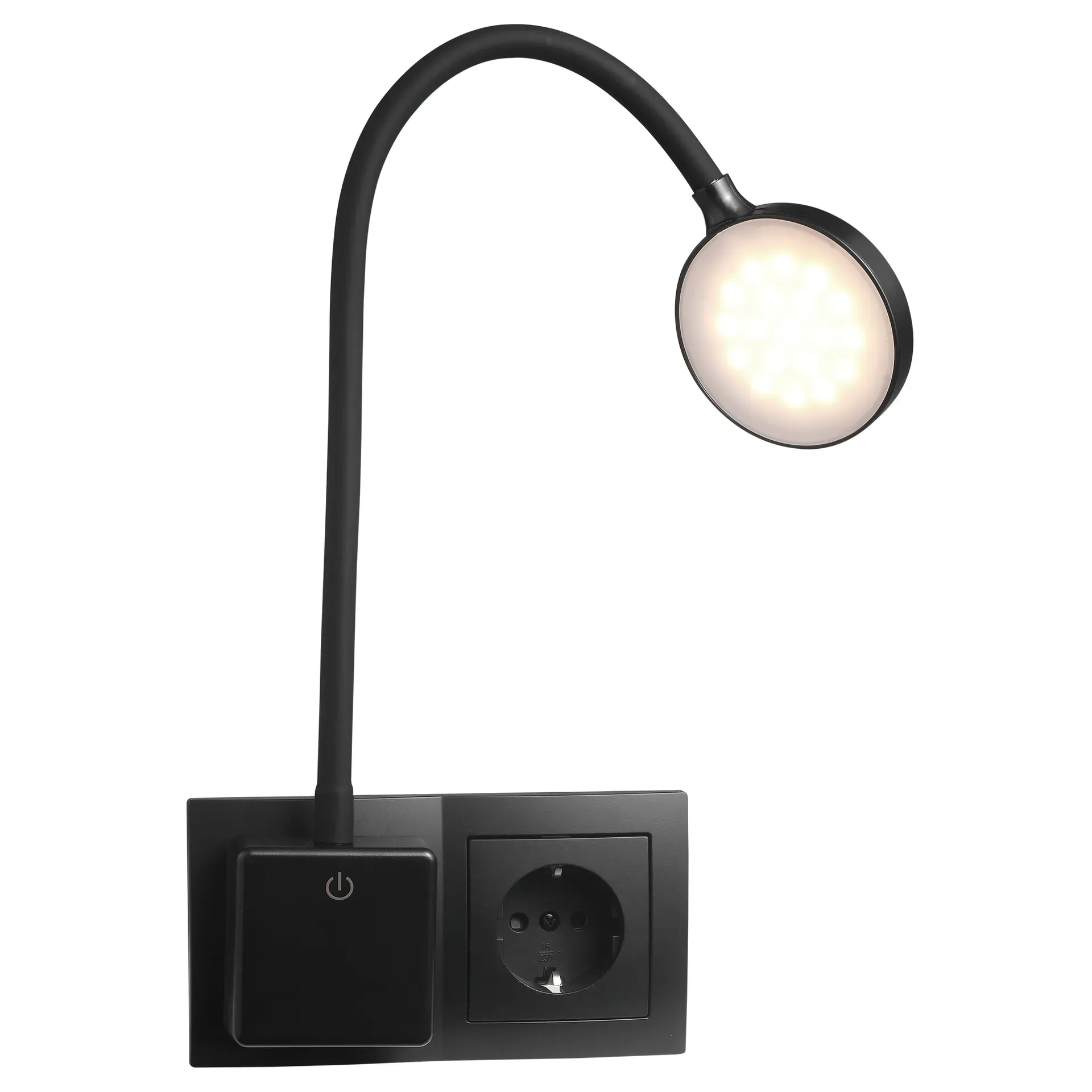 LED-Steckdosenleuchte EINLICHT ''Halo'' 3,3W, 438lm, step-dimmbar, warmweiß – Bild 3