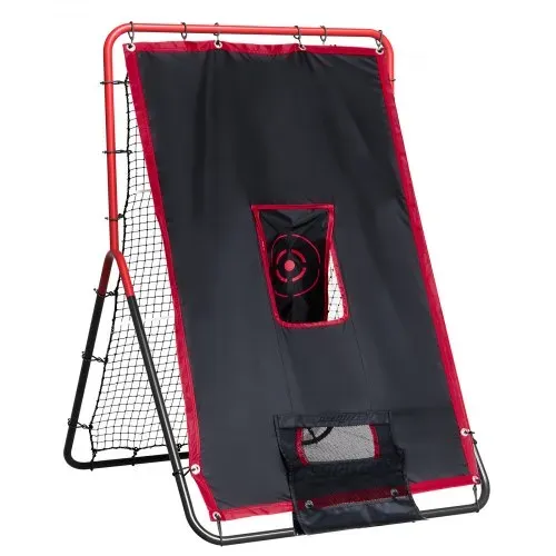 VEVOR Baseball- und Softball-Rebounder-Netz, 3,5 x 4,5 Fuß 2-in-1 Switch Hitter Pitch Trainer, PitchBack Baseball Pitching Return Trainer Nest, Bounce Back Net für Feld-/Wurfübungen – Bild 10