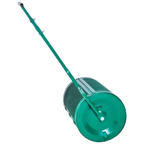 VEVOR Saatgutstreuer, 67 cm breiter Kompoststreuer mit Schiebe-/Schleppgriff, Torfmoosstreuer 4 Höhen verstellbar, Gartenstreuer für Garten, robuster Grassamenstreuer zum Pflanzen & Säen – Bild 9