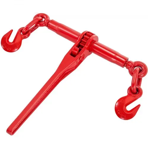 VEVOR Kette und Binder Kit 3/8in-1/2in, Ratsche Last Bindemittel 9215lbs Arbeitsstärke, Ratsche Bindemittel und Ketten, 3/8in x 10ft Ketten mit G70 Haken, für LKW, Tie Down, Schleppen, Abschleppen – Bild 5