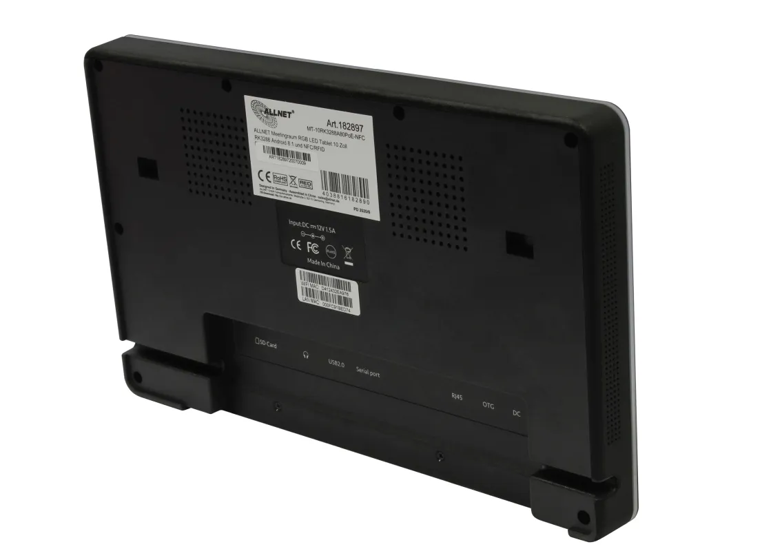 ALLNET Meetingraum RGB LED Tablet 10 Zoll RK3288 Android 10 und NFC – Bild 2
