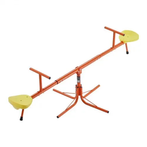 VEVOR Kinderwippe, 45,4 kg Tragkraft pro Sitz, Gartenwippe mit 4-zackigen Stützbeinen, Schaukelwippe, 360 Grad drehbar, Spielplatzgerät für Kinder ab 3 Jahren, 1905x790x660 mm – Bild 8