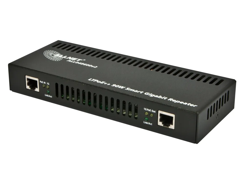 ALLNET ALL048600v2 / PoE Gigabit Repeater PoE++ 90W ALLNET ALL048600v2 / PoE Gigabit Repeater PoE++ 90W