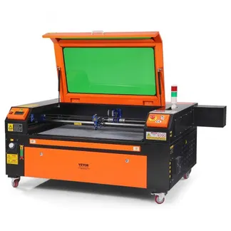 VEVOR 100W CO2-Lasergravierer, 600x900mm, 500mm/s Laserschneidmaschine mit 2-Wege-Pass-Air-Assist, kompatibel mit LightBurn, CorelDRAW, AutoCAD, Windows, Mac OS, Linux, für Holz, Acryl, Stoff VEVOR 100W CO2-Lasergravierer, 600x900mm, 500mm/s Laserschneidmaschine mit 2-Wege-Pass-Air-Assist, kompatibel mit LightBurn, CorelDRAW, AutoCAD, Windows, Mac OS, Linux, für Holz, Acryl, Stoff
