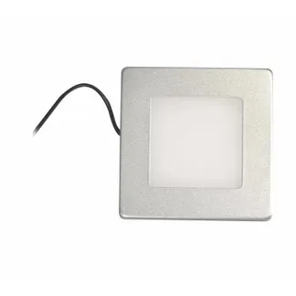 Synergy 21 Downlight Square / 3000K Silber / 12V / 76 x 76 x 10mm Möbelleuchte mit AMP Stecker Synergy 21 Downlight Square / 3000K Silber / 12V / 76 x 76 x 10mm Möbelleuchte mit AMP Stecker