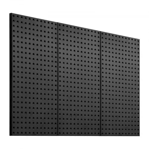 VEVOR Werkzeugwand, 61 x 30 cm, 3er-Set, Stahl-Stecktafel-Wand-Organizer, Werkzeuglochwand für Wohnzimmer, Garage, Werkzeugaufbewahrung, Werkbank, Büroorganisation, Bastelraum, Küche, Zuhause, schwarz – Bild 8