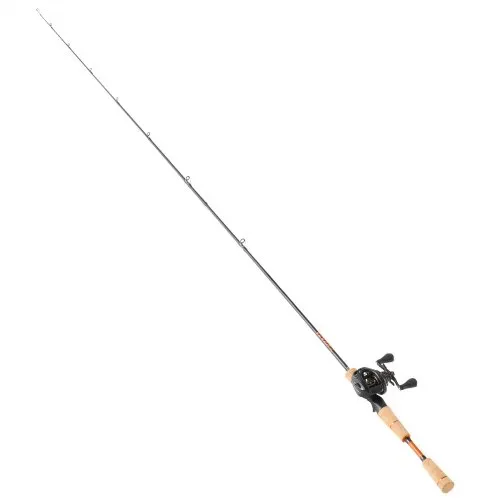 VEVOR Angelrute und Angelrolle (Baitcasting) im Set, 2 m Rute aus Kohlefaser (IM7), Bassangelruten-Set mit 6+1 Kugellagern & Übersetzung 7,0:1 & Korkgriff, rechtshändiges Angelset – Bild 8