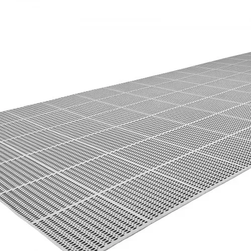 VEVOR Drainagematte PVC (0,9 m x 15 m), Rutschfeste PVC-Bodenmatte Spritzschutzmatte für Nassbereiche, Hohlmattenrolle, Antirutschmatte für Schwimmbäder, Terrassen, Badezimmer & Toiletten, Grau – Bild 9
