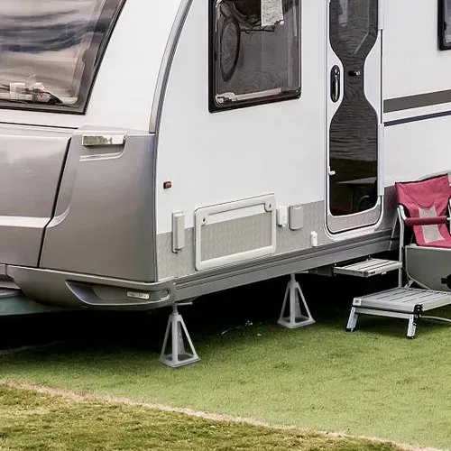 VEVOR 4-teilige Stapel-Wagenheber Rangierwagenheber 2,72 t Heber Ständer Autoheber 280–435 mm, Wohnmobil Stützanhänger Wagenheber Wohnmobil-Stabilisierungsstützen – Bild 7
