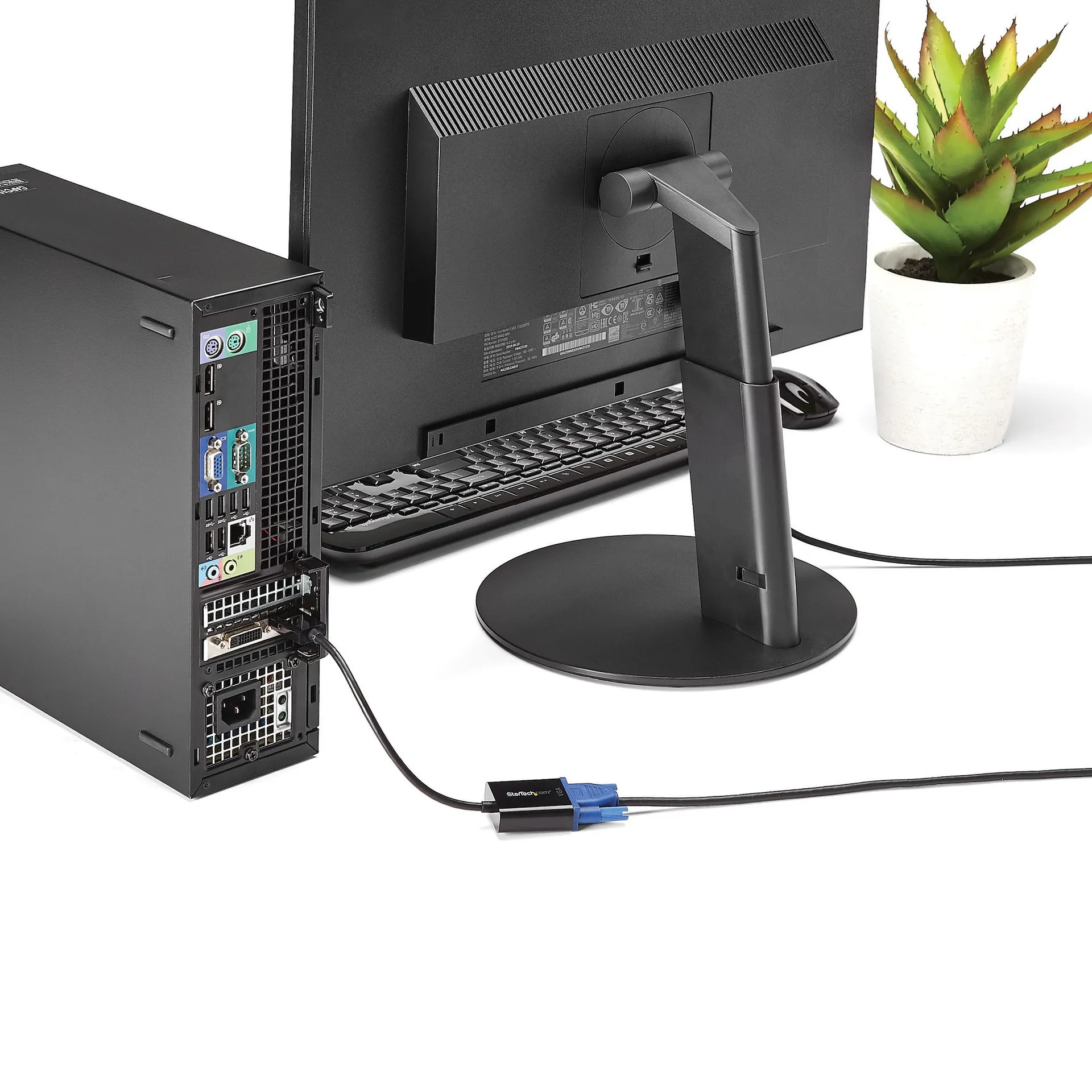 StarTech.com DisplayPort auf VGA Video Adapter / Konverter - 1920x1200 - Stecker/Buchse – Bild 2