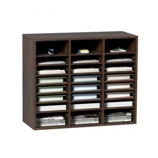 VEVOR Briefablage 24 Fächer Organizer aus MDF, Dokumentenablage Vintage Braun 737 x 305 x 620 mm, Ablagefächer Desktop-Aktenhalter Dokumentenlager, Dokumentenhalter zu Hause, im Büro, im Klassen usw. VEVOR Briefablage 24 Fächer Organizer aus MDF, Dokumentenablage Vintage Braun 737 x 305 x 620 mm, Ablagefächer Desktop-Aktenhalter Dokumentenlager, Dokumentenhalter zu Hause, im Büro, im Klassen usw.