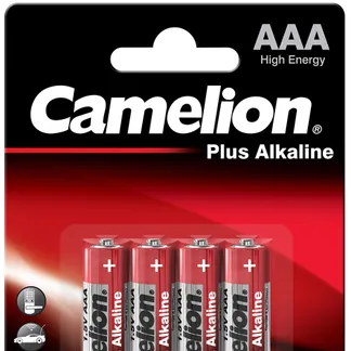 Micro-Batterien CAMELION AlkalinePlus Typ AAA/LR03, 1,5V, 4er-Pack Micro-Batterien CAMELION AlkalinePlus Typ AAA/LR03, 1,5V, 4er-Pack